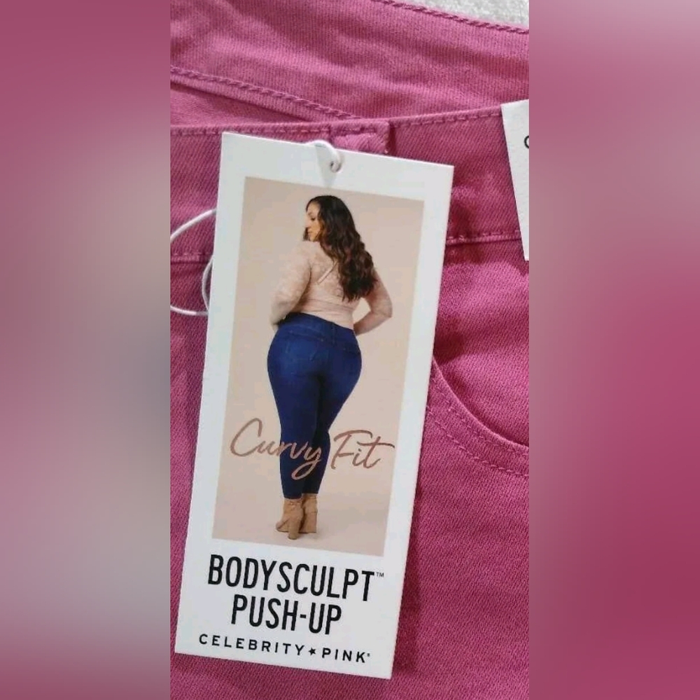 Celebrity Pink Womens Slim Skinny Ankle Jeans Curvey Body Sculpt Push-Up 22, 24